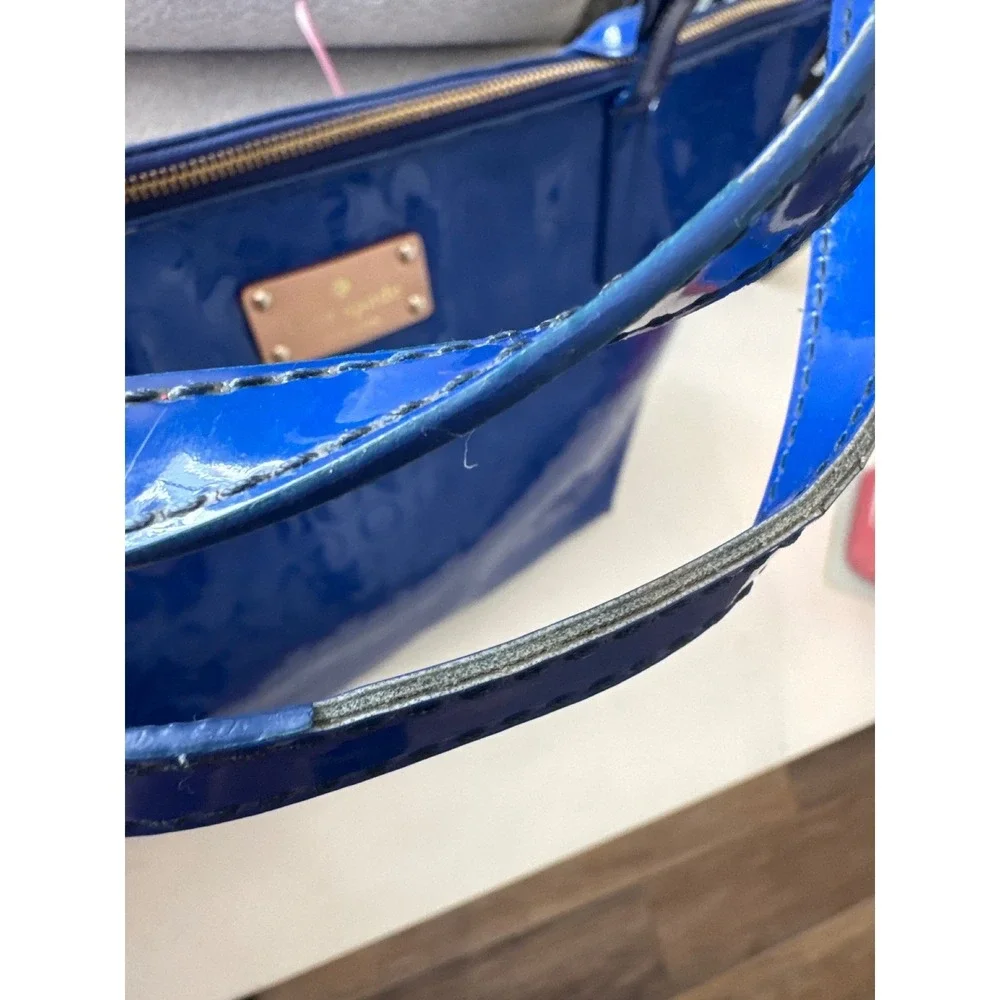 Women's Kate Spade Yaletown Sophie‎ Tote Royal Blue patent leather zip